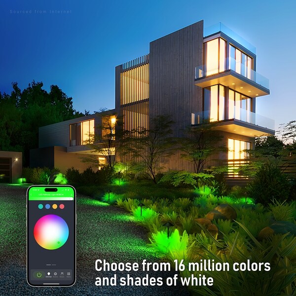 Smart LED Landscape Lights Dimmable Low Voltage Pathway Lights with APP Control 6PACK On Sale Bed Bath Beyond 38280643