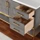 preview thumbnail 32 of 143, Altair Wildy Bathroom Vanity with White Composite Stone Top without Mirror