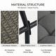 preview thumbnail 17 of 26, 2-Piece Outdoor Wicker Ottomans with Cushions, Weather-Resistant Boho Patio Rattan Footrests for Garden, Porch, and Balcony