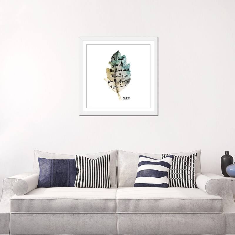 iCanvas "Psalm Leaf IV" by Kimberly Allen