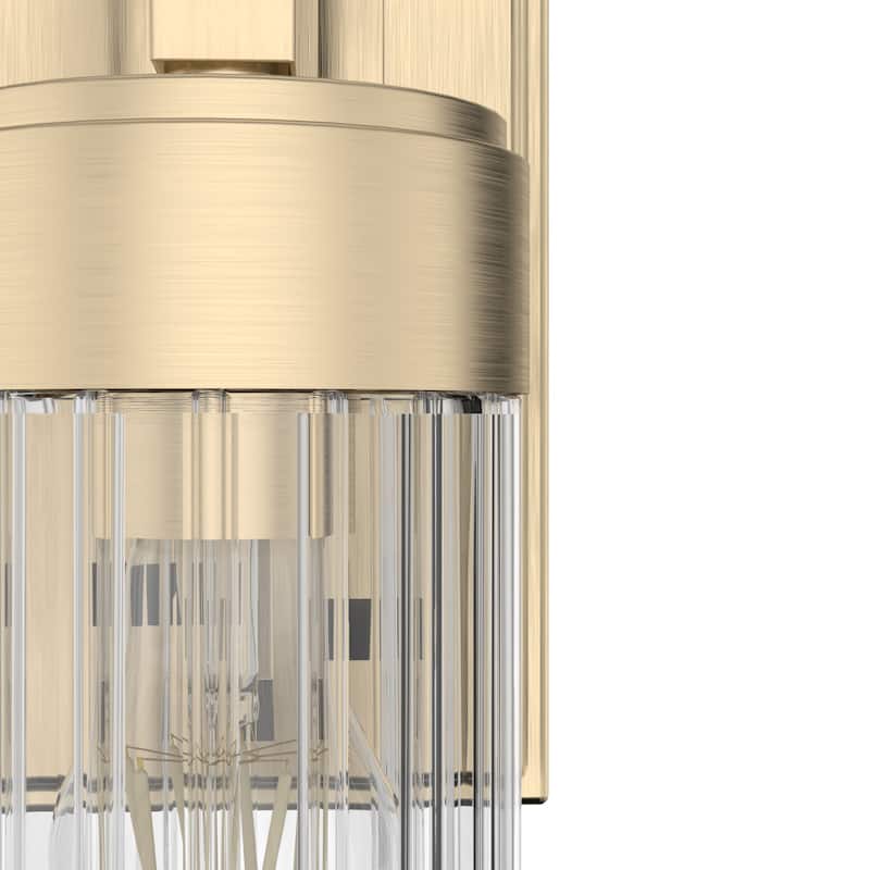 Hunter Gatz 1-Light Wall Sconce Light - Glam, Contemporary, Transitional - Damp Rated!