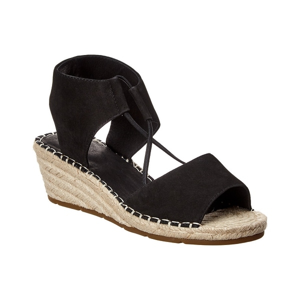 women's agnes quarter strap espadrille sandals black