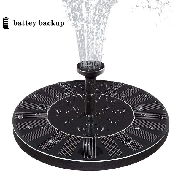 Solar Birdbath Fountain Pump, Outdoor Water Fountain Panel Kit