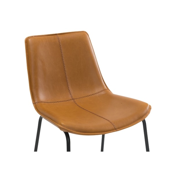 Vintage outlet leather stool