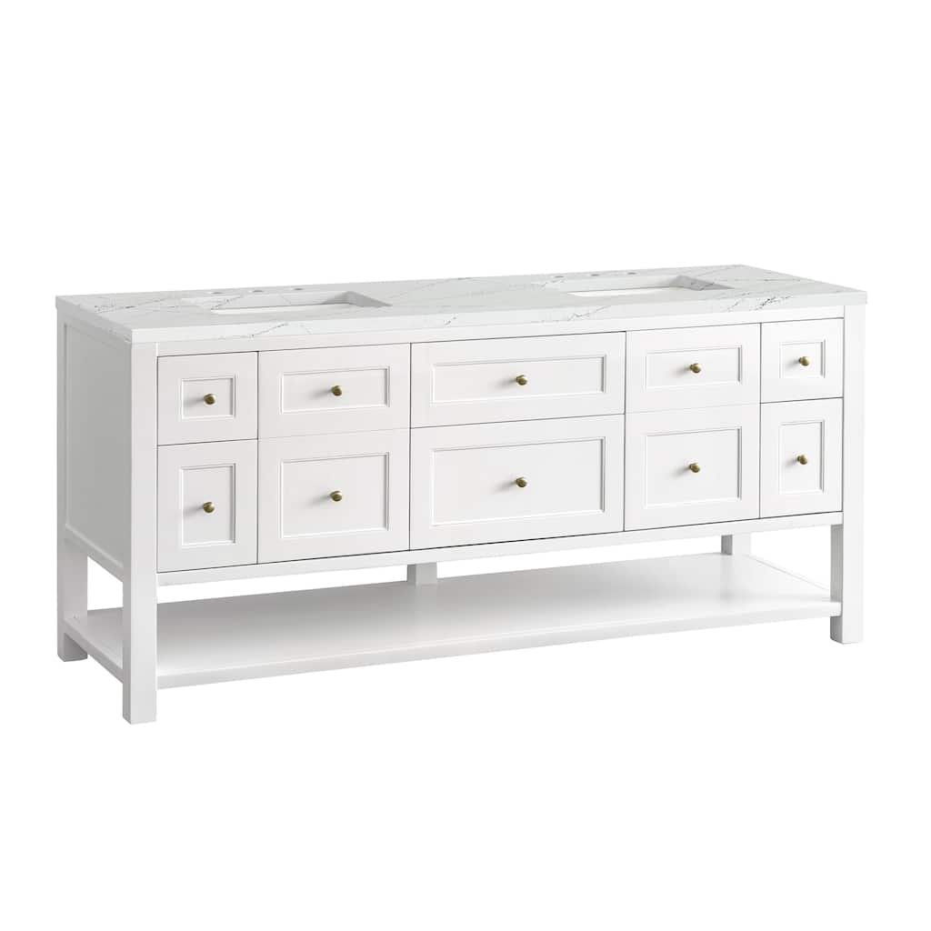 James Martin Vanities 330-V72-3ENC Breckenridge 72" Free Standing