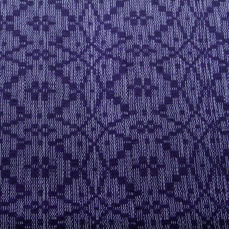 Novica Handmade Oaxaca Diamonds In Blue Cotton Cushion Cover