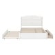 preview thumbnail 28 of 26, Queen Size Platform Bed with Twin Size Trundle and 2-Drawers for Bedroom, No Box Spring Required, Easy Assembly, Antique Grey