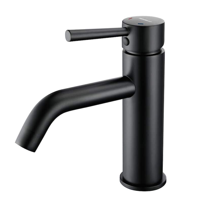 Single Hole Bathroom Faucet Single Handle Bathroom Sink Faucet Modern Basin Vanity Mixer Taps With Valve