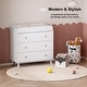 preview thumbnail 4 of 15, Drawer Baby Changing Table Infant Diaper Changing Station White