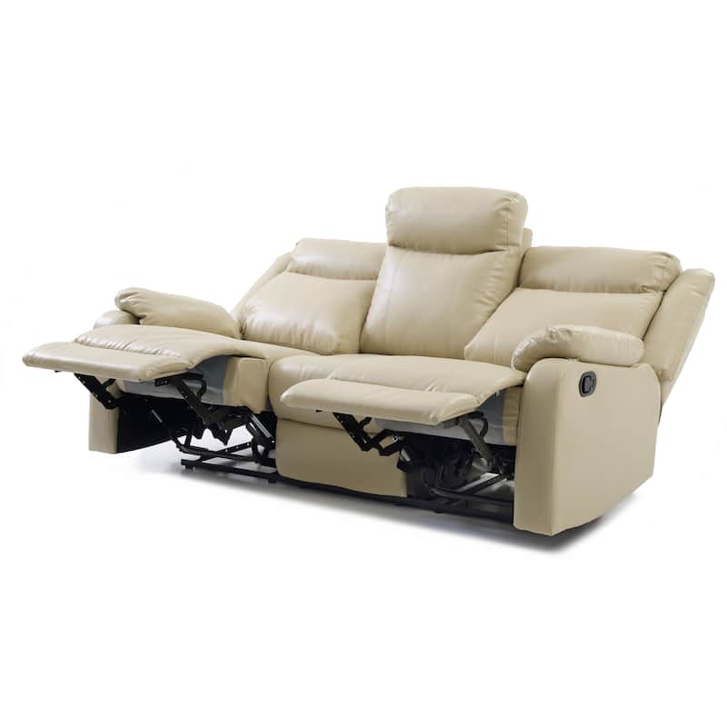 Ward Faux Leather Double Reclining Sofa