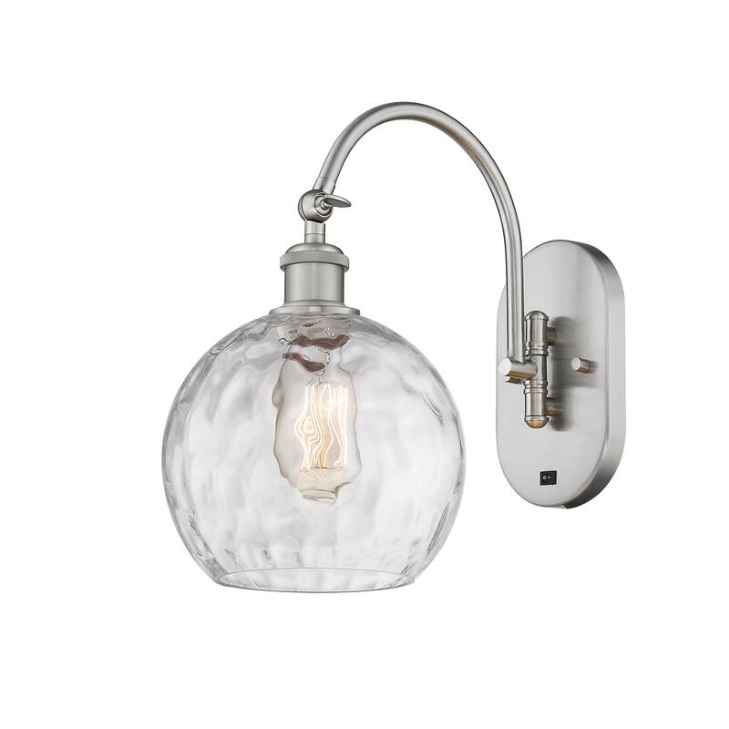 Innovations Lighting Ballston Athens Water Glass 8" - 1 Light 8" Sconce - Arm Swivels Side To Side