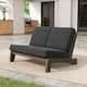 Option Dark Grey/Loveseat/Separate cushion