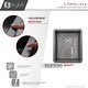 preview thumbnail 4 of 13, STYLISH 16 inch Graphite Black Stainless Steel 16G Undermount Bar Sink - 16" x 18" x 10"
