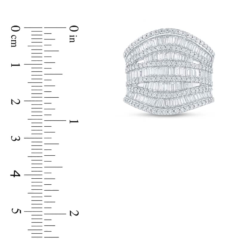 2 Cttw Natural Diamond Ring 14KT White Gold