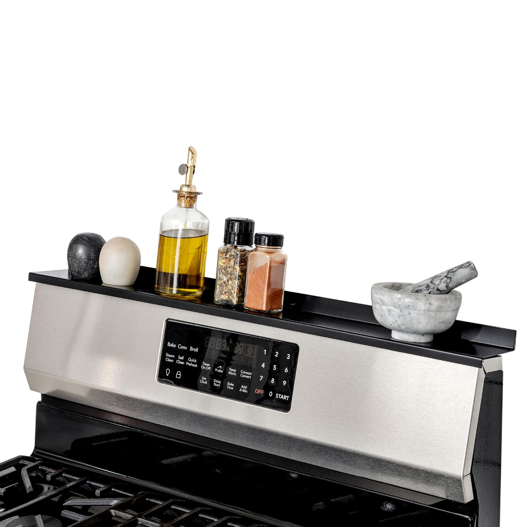 Magnetic best sale stove shelf