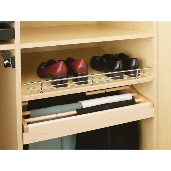 Shop Rev A Shelf Csr 29 Csr Series 29 Wire Shoe Rail Chrome