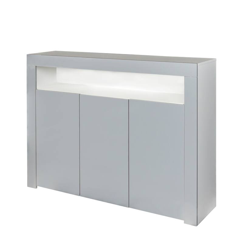 Sideboard Storage Cabinet Modern Kitchen Unit Cupboard Buffet Wooden Storage Display Cabinet TV Stand