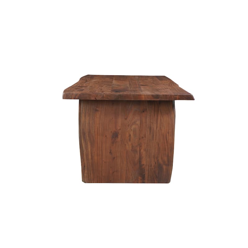 Cedar Live Edge Solid Wood Dining Table
