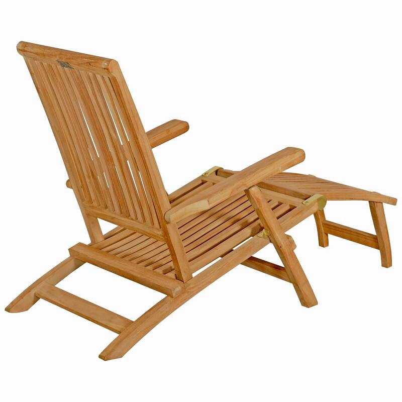 Seven Seas Teak Acapulco Outdoor Patio Steamer Chair