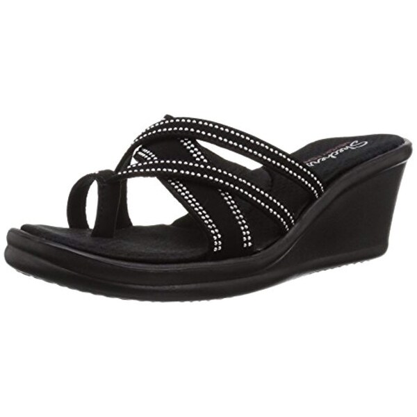Skechers Memory Foam Wedge Sandals 2024 www.favors