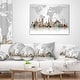 preview thumbnail 3 of 11, Famous Monuments Across World - Art Canvas Print - Grey
