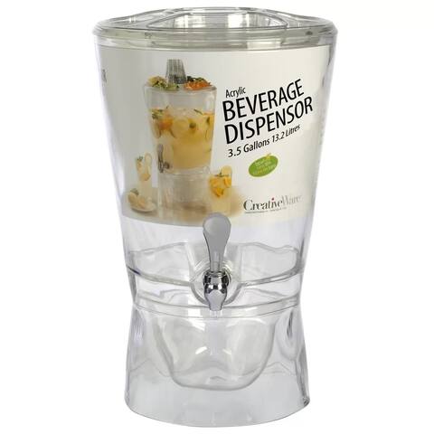 Creativeware Beverage Dispenser, 3.5 Gallon