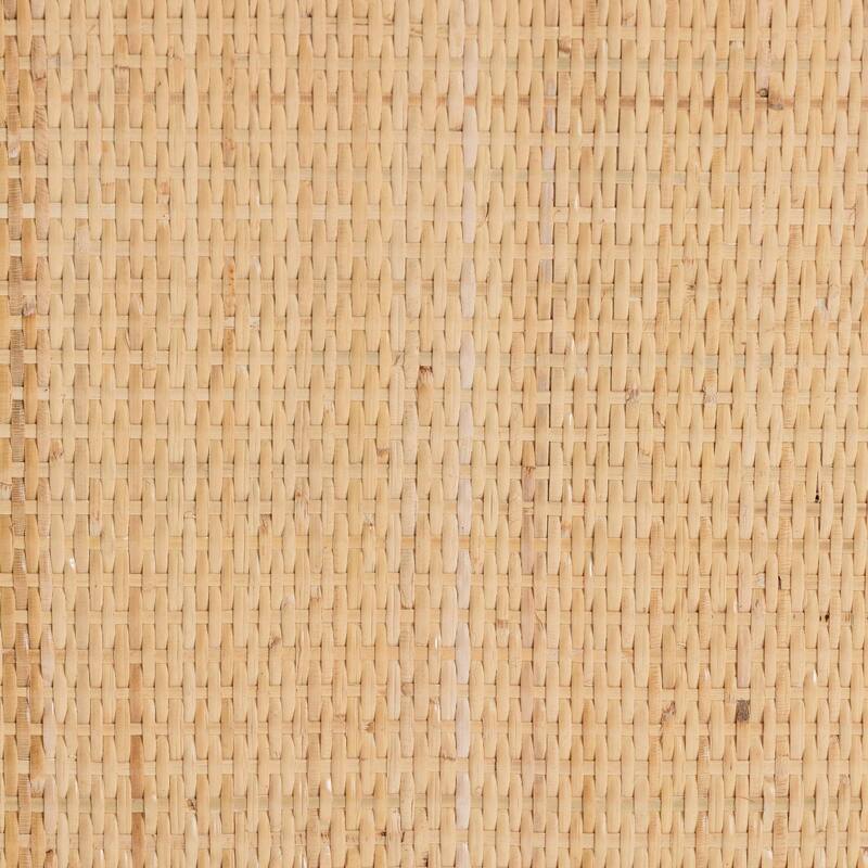 Abelia Natural Rattan 4-Tier Display Shelf - Handwoven Boho Coastal Bookcase or Entryway Storage, Lightweight Wicker Accent