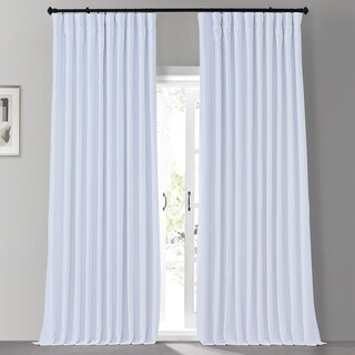Exclusive Fabrics Blackout Extrawide Faux Dupioni Curtain (1 Panel)
