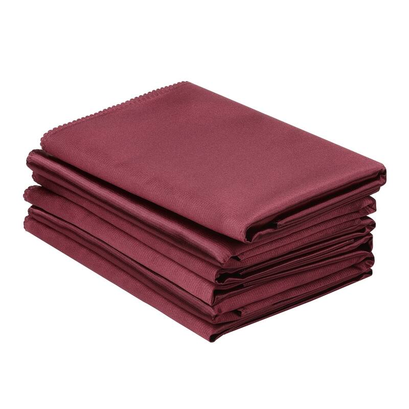 6 Pack Satin Napkins, Great Napkins for Dinner Birthday Party - 20x20inch