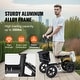 preview thumbnail 9 of 12, Folding Knee Scooter Leg Recovery Scooter for Broken Ankle Foot Injuries
