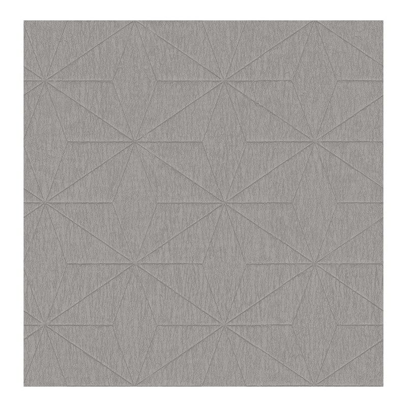 Fine Decor Bernice Taupe Geometric Wallpaper - 20.5 x 396 x 0.025