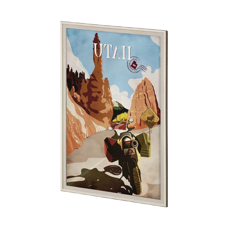 Utah Go (XL) Framed Art Print