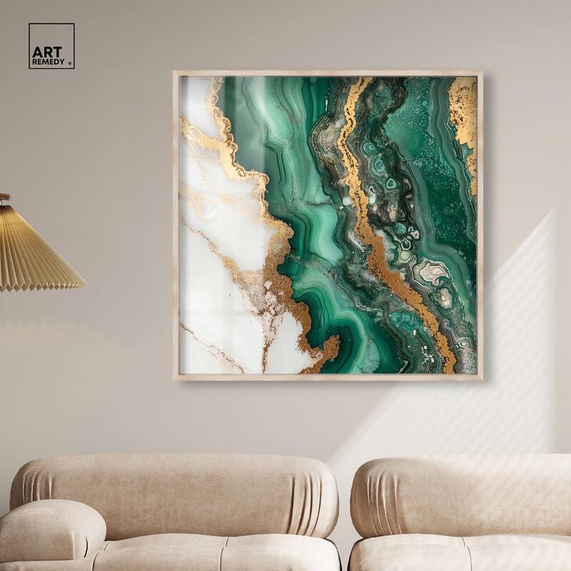 Malachite Majesty Shadowbox by Art Remedy