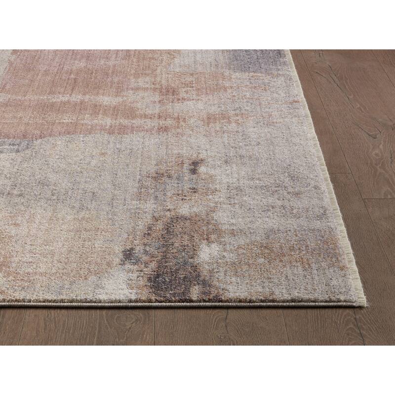 Domani Andrews Contemporary & Abstract in Blush Area Rug