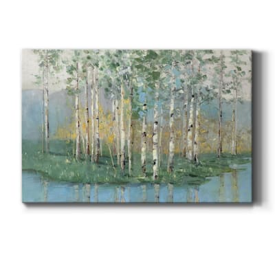 Birch Reflections Revisited Premium Gallery Wrapped Canvas - Ready to Hang