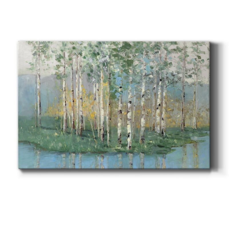 Birch Reflections Revisited Premium Gallery Wrapped Canvas - Ready to Hang - 8X12