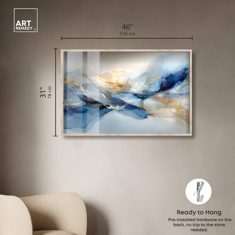 Postmodern Flow I Shadowbox by Art Remedy