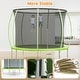preview thumbnail 2 of 6, Trampolines with Safty Enclosure Recreational Trampolines