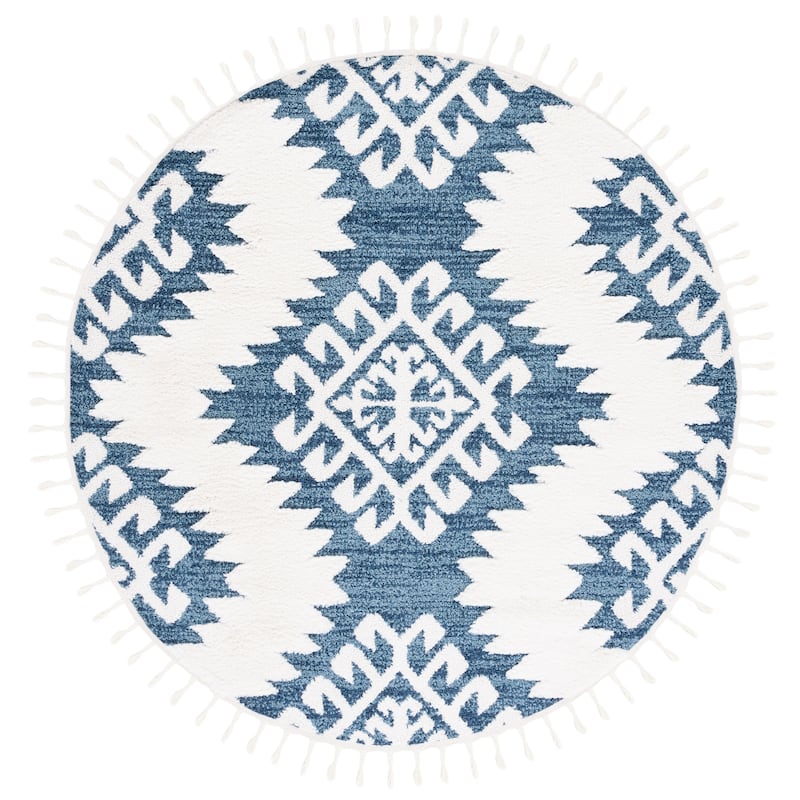 SAFAVIEH Moroccan Tassel Shag Berneice Boho Tribal 2-inch Thick