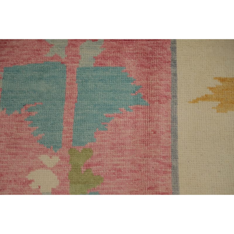 Hand Knotted Oriental 100% Wool Carpet Modern Geometric Multi-Colored Gabbeh Area Rug - 12' 0'' X 9' 3''