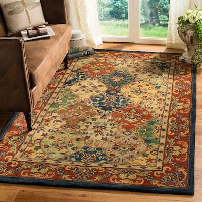 SAFAVIEH Handmade Heritage Lyra Traditional Oriental Wool Rug