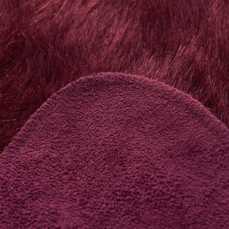 Serenta Shag Sheepskin Silky FauxFur Area Rug Sofa Decor - 24" x 36" - 24" x 36"