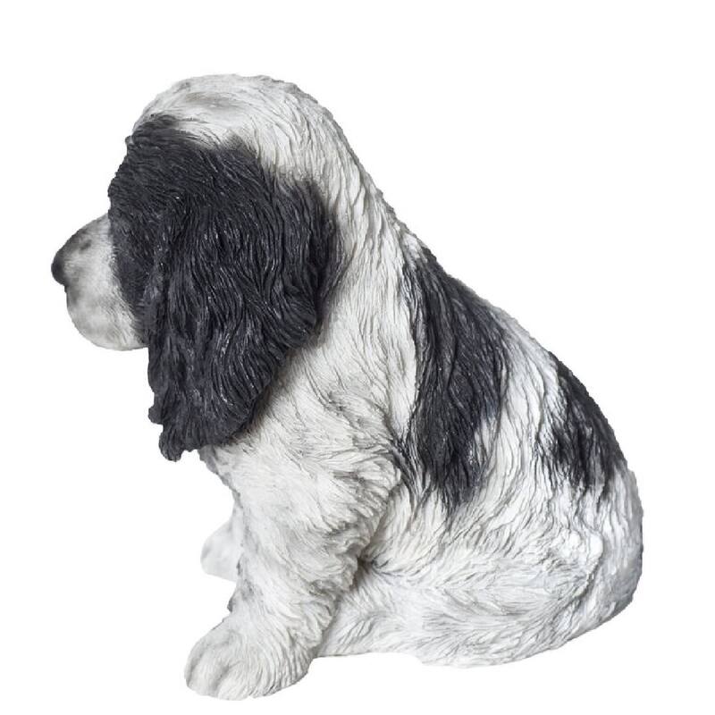 6" Cocker Spaniel Puppy Outdoor Garden Statue