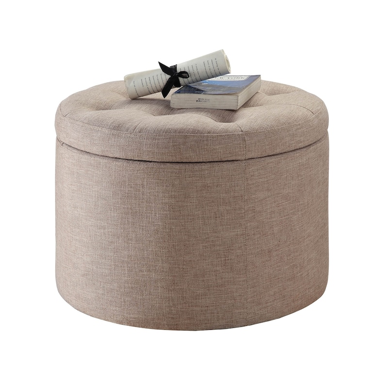 Storage Ottoman - Multi-Purpose Upholstered Furniture with Hidden Storage, Perfect for Living Room or Bedroom