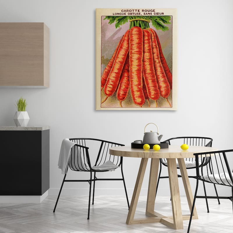 Stupell Country Vintage Carrots Canvas Wall Art Design By Lil' Rue
