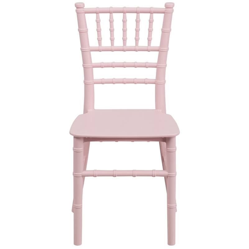 Kids Resin Stacking Chiavari Chairs for Formal Events (Set of 10)