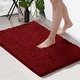 preview thumbnail 62 of 134, Deconovo Chenille Bath Rugs - Thick Plush Microfiber, Non-Slip Washable Bathroom Mats