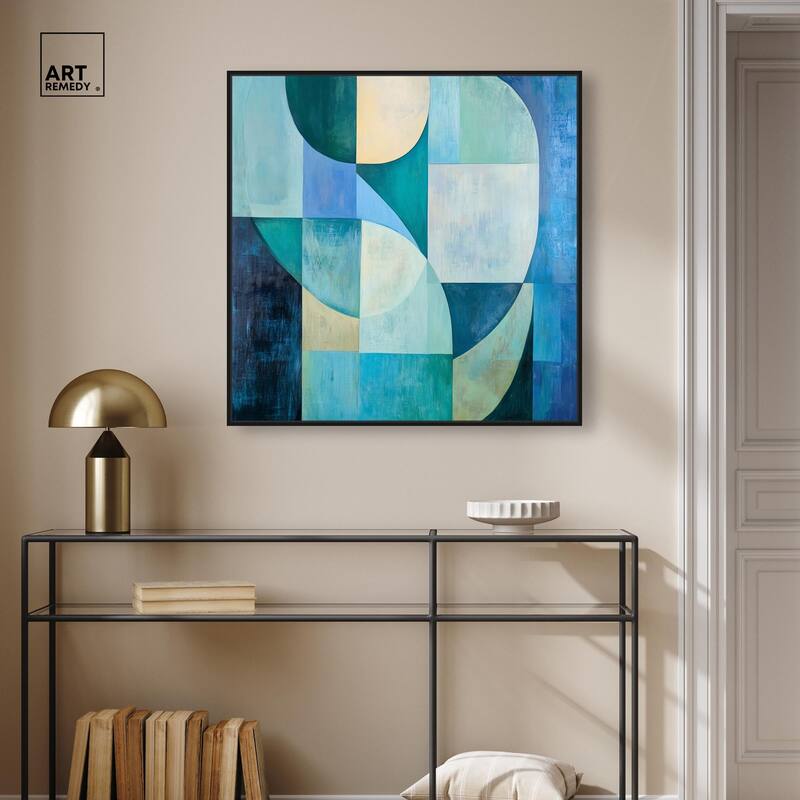 Color Blocks I Canvas by Art Remedy