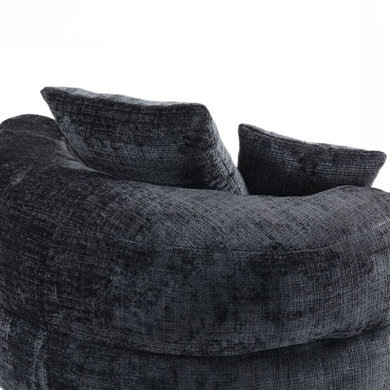 Lazy Sofa Durable Comfort Lounger High Back Bean Bag Chair Couch With Three Pillows for Adults and Kids, Indoor & Outdoor