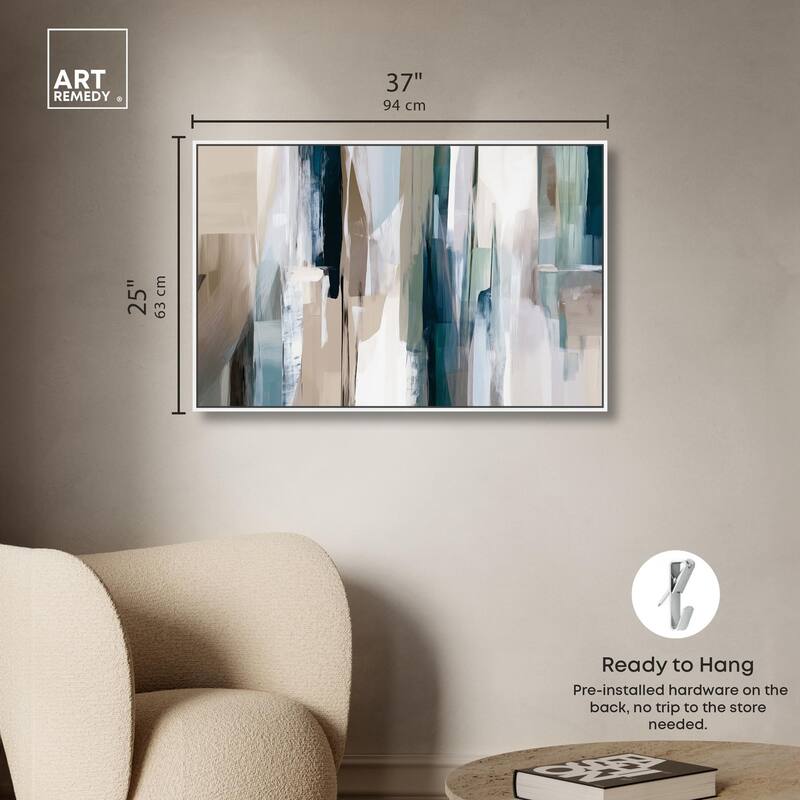Color Columns Canvas by Art Remedy